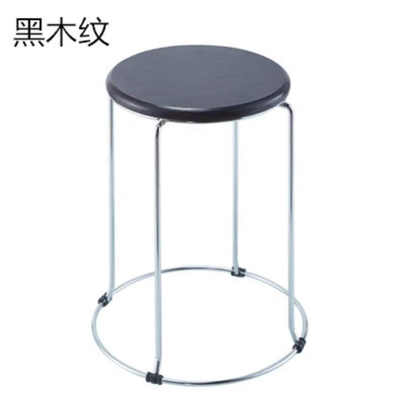 速发家用圆加实心凳子实木凳收纳凳时尚换鞋凳铁凳铁圆凳子凳厚智