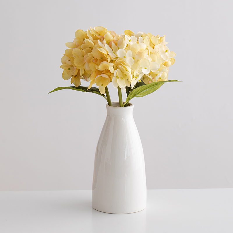 速发绣球花假桌花间玄关房面客插花摆件花瓶套餐摆设干花花束