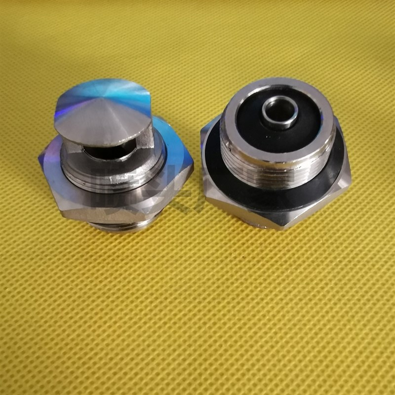 速发不锈钢扇形自动清洗喷嘴喷头M27*1.5防堵塞喷咀2形清洗扇嘴1