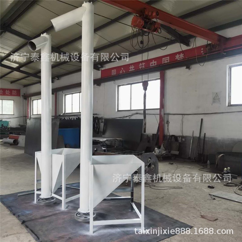 速发简易移动升降输送机管式螺旋提升机不锈钢绞龙输送机倾斜