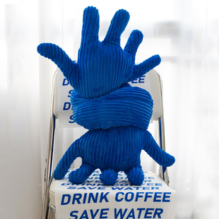 速发克莱因蓝手靠抱枕风生午枕长条形睡客厅沙发掌枕颈枕夹腿枕