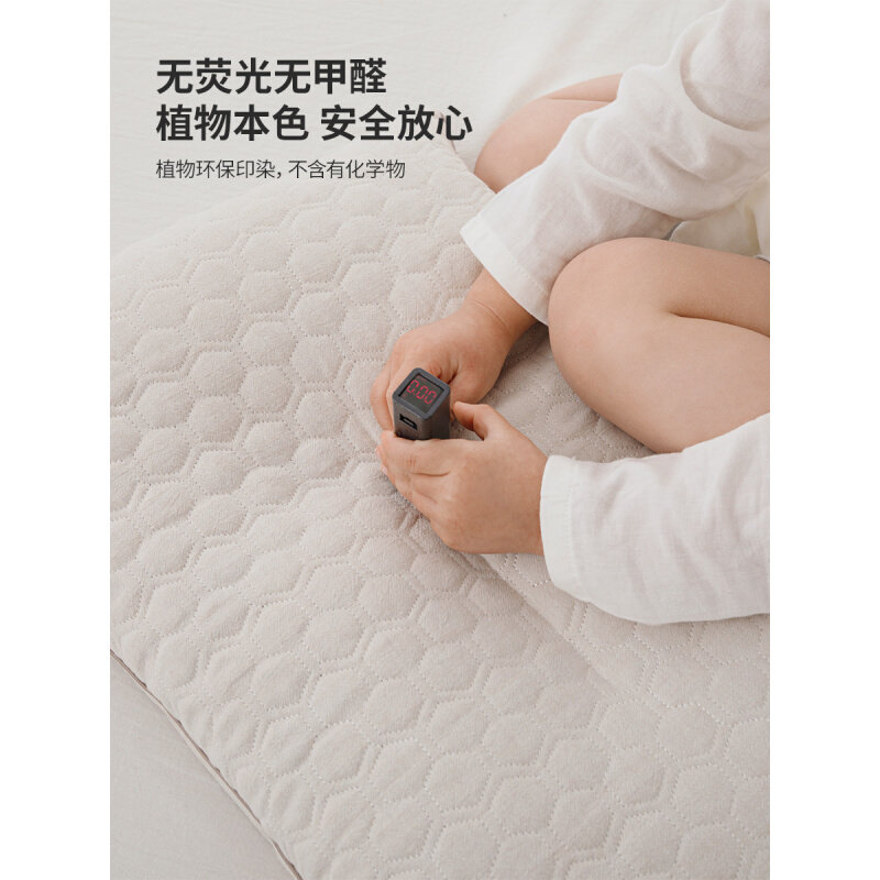 速发BH0D儿童荞麦枕头护颈全荞麦壳夏天枕芯小枕头芯学生幼儿园3-