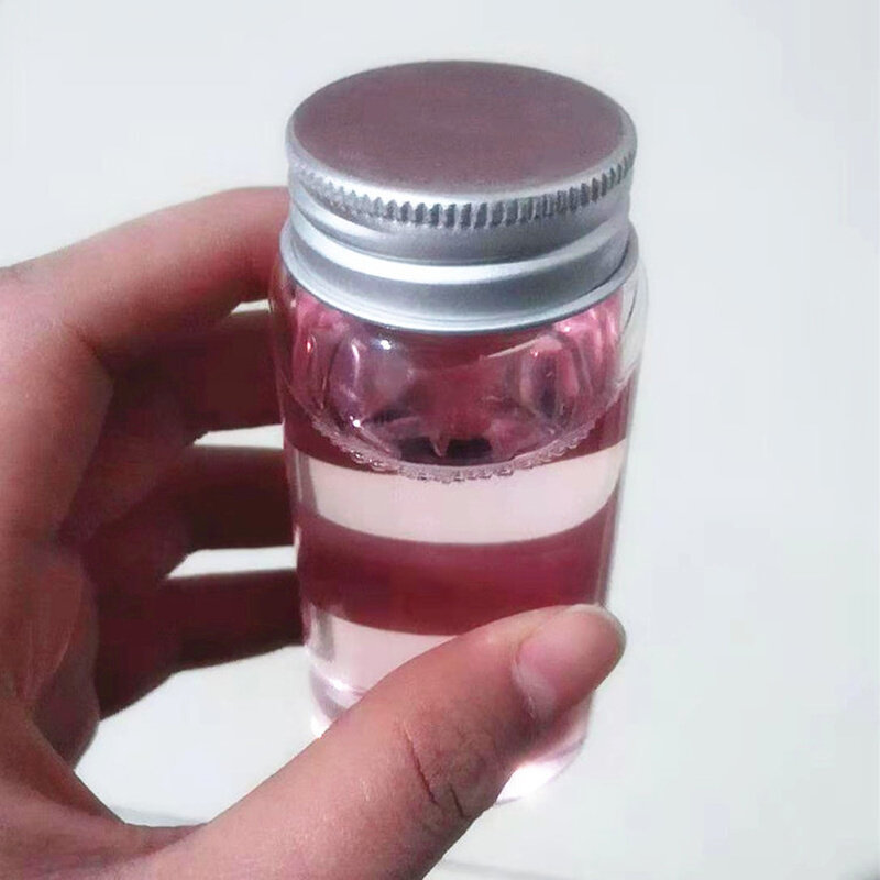 速发C透明高硼硅小玻璃瓶便携密封液体样品分装小瓶子糖果瓶带铝