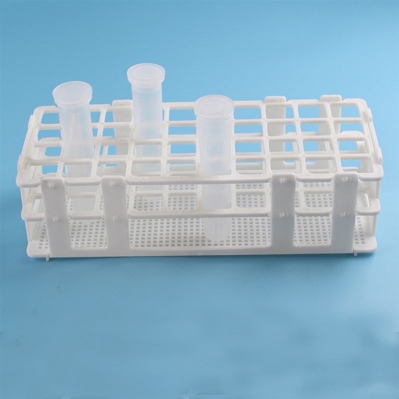 速发塑料试管管 组装可拆2*mm040孔塑料25比色管试管架20离心架架