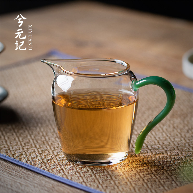 速发三色具青柑单道杯玻璃茶小分茶器公个公杯茶海功道杯
