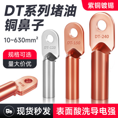 紫铜鼻子DT接线端子电缆接头
