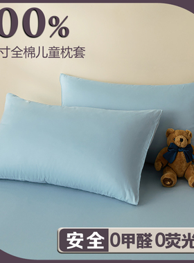 纯棉儿童枕套30x50单个35x55小尺寸40x60幼儿园小号25x40小枕头套