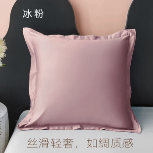 纯棉床上大靠垫套40x45x50x6080抱枕套不含芯65x65卧室床头靠背套
