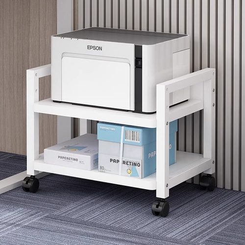 落地可移动打印机置物架