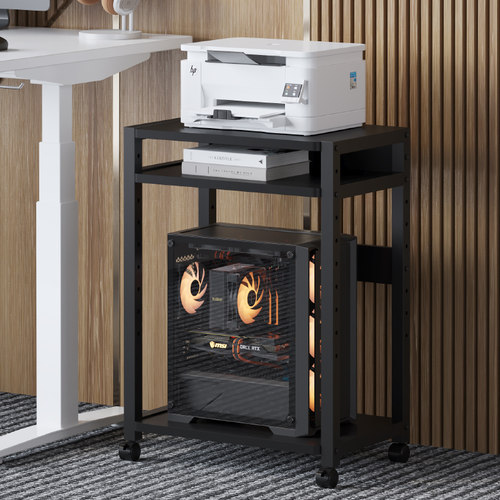 打印机置物架可移动机箱架