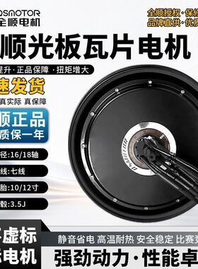 2000w电机全顺10寸12寸四代五代3000w省电版光板九号小牛极核直上