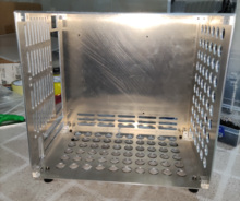 cnc定制铝合金小机箱 itx主板 ATX电源 风冷 短显卡