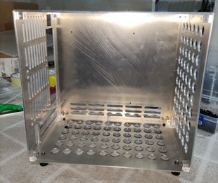 cnc定制铝合金小机箱 itx主板 ATX电源 风冷 短显卡