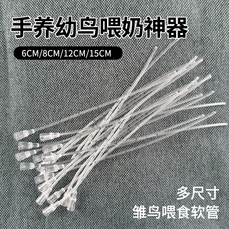 鹦鹉幼鸟宠物喂奶打食灌喂鸽子鹦鹉灌药管鸟类灌药喂水喂食管