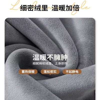 奥莱男士卫裤秋冬款纯棉2025新款冬季加绒束脚运动裤子