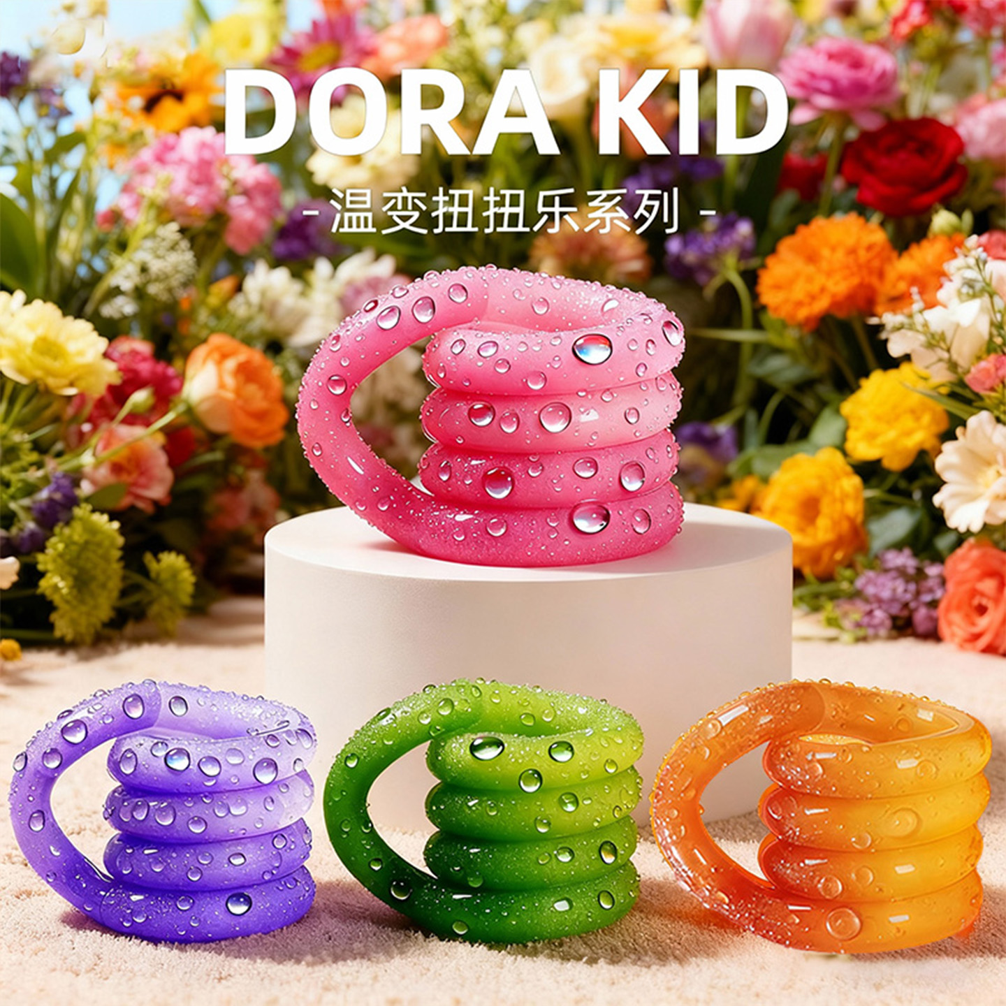 官方正版tange扭扭乐温变系列百变解压多动症捏捏乐l按按乐玩具女