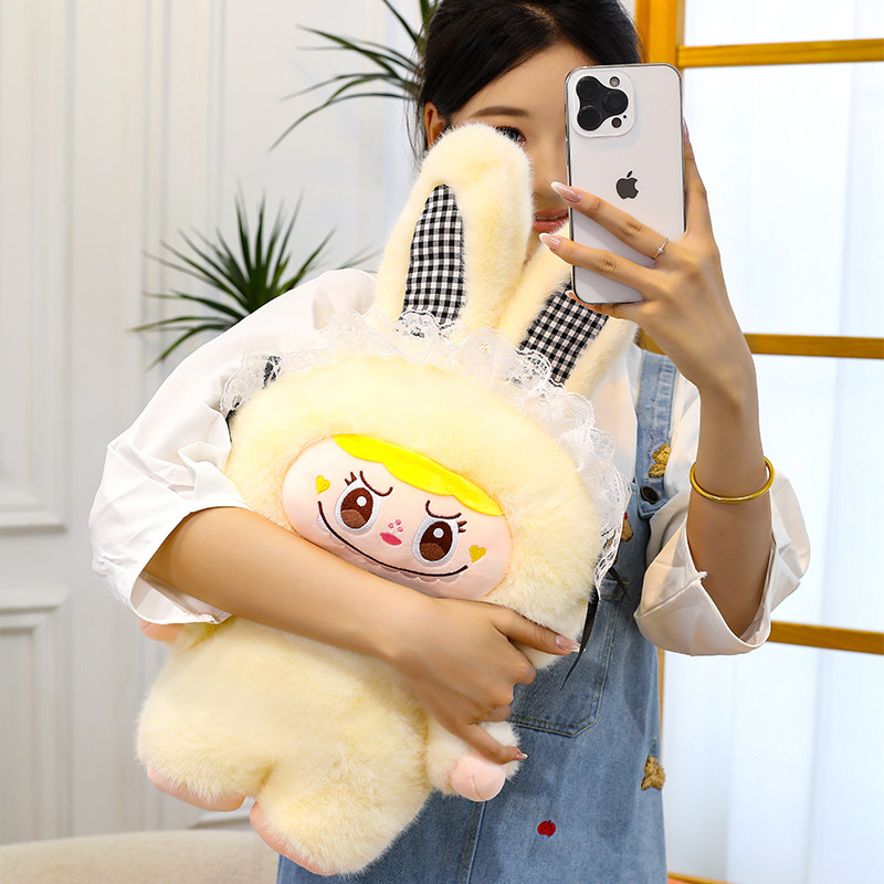 拉布大号可爱毛绒玩具小兔兔布布正品玩偶儿童睡觉布娃娃生日礼物