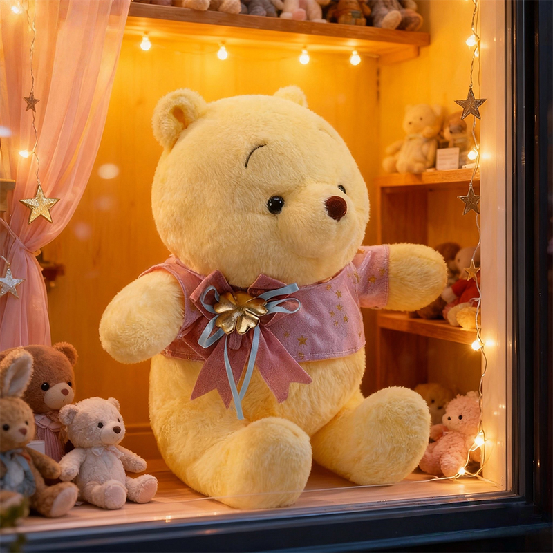 抱抱熊维尼熊女孩送儿童生日礼物