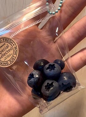 高颜值解压仿真蓝莓新款迷你水果捏捏乐超黏糊烂泥手感同款慢回弹