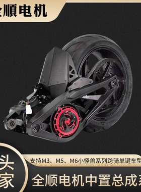 全顺电机72V2000W3000W电动车配件10寸12寸适用小牛猴子中置总成