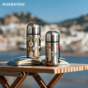 小马纯钛保温杯女生2025新款 高颜值钛杯子生日礼物150ML马上有钱