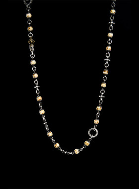 Arthur.k天照朝辉银圆环项链