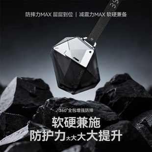 For 高能防摔几何耳机保护壳 Airpods pro 钻石切割硬壳耳机保护套防摔防震机能防护套 AULUMU A39