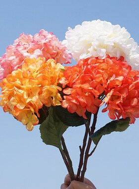 仿真花绣球单枝雅韵巴洛