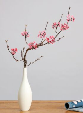 禅意仿真樱花藤条枝家居