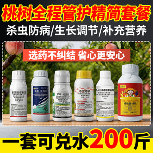 桃树专用杀虫剂食心虫花前花后流胶病杀虫蚜虫药桃子果树农药套餐