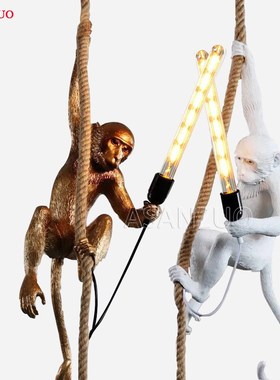Simple Design Resin Monkey Pendant Light  Home living room s