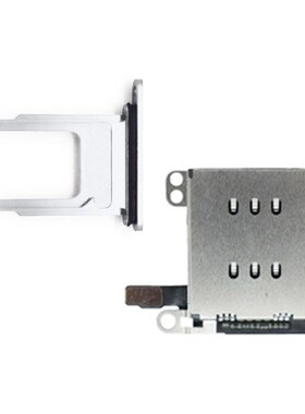 1Set Dual Sim Card Reader Connector Flex Cable Card Tray Hol