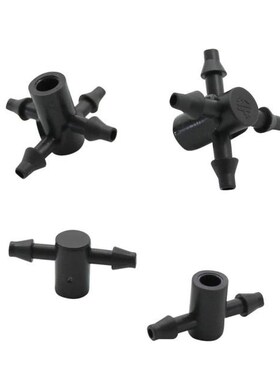 4-ways, 2-ways barb Connector Greenhouses Drip irrigation sy