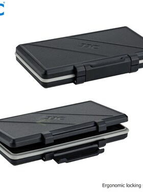 JJC 6 Slots XQD Card Holder Case Box XQD Memory Card Storage