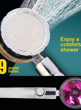 360° Rotated Shower Head Water Saving Adjustable Bathroom H