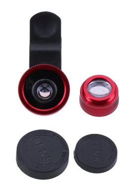 3-in-1 niversal Mobile Phone Lens Fish Eye+Wide Angle+Macro