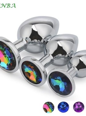 FXINBA Anal Plugs Metal Butt Plug Large Set Buttplug Anal Be