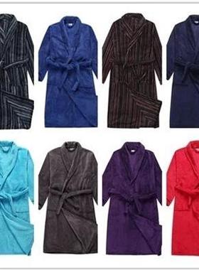 winter pajamas gown women men bathrobe pyjamas night-robe