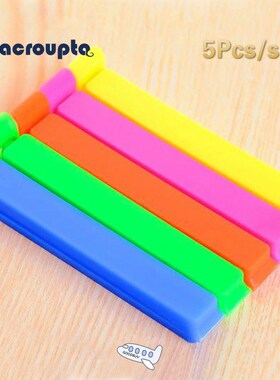5Pcs/lot Portable New Kitchen Storage Food Snack Seal Sealin