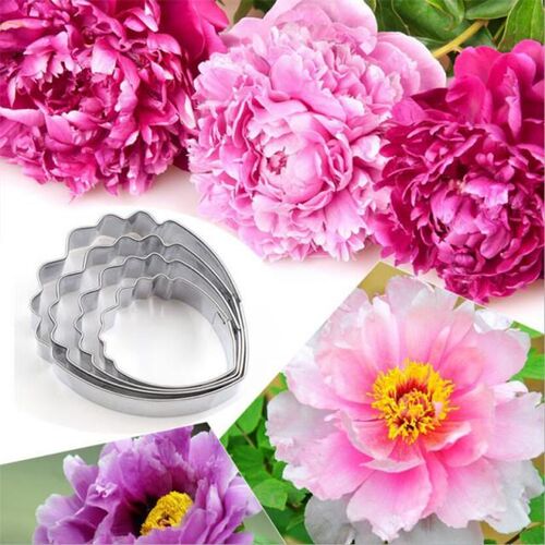 4pcsPeonyFlowerCakiu