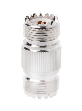 UHF PL-259 SO-239 Female To UHF Female Jack RF Straight Conn