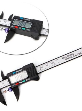 New 100mm LCD Digital Electronic Carbon Fiber Vernier Calipe
