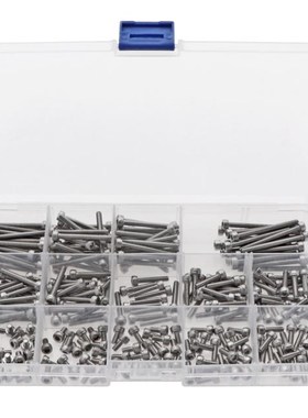 120/180/280Pcs Head Screw Hexagon Socket Head Cap Screws A2-