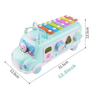 Children's Music Car Educational Toddler Toy Building Block