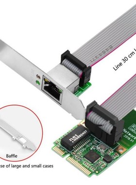 Desktop Computer Mini PCI-E Bus Interface RJ45 Network Inter