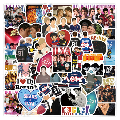 欧美热门HeatedRivalry涂鸦贴纸