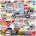 105 outdoor trendy brand logo sticker set A