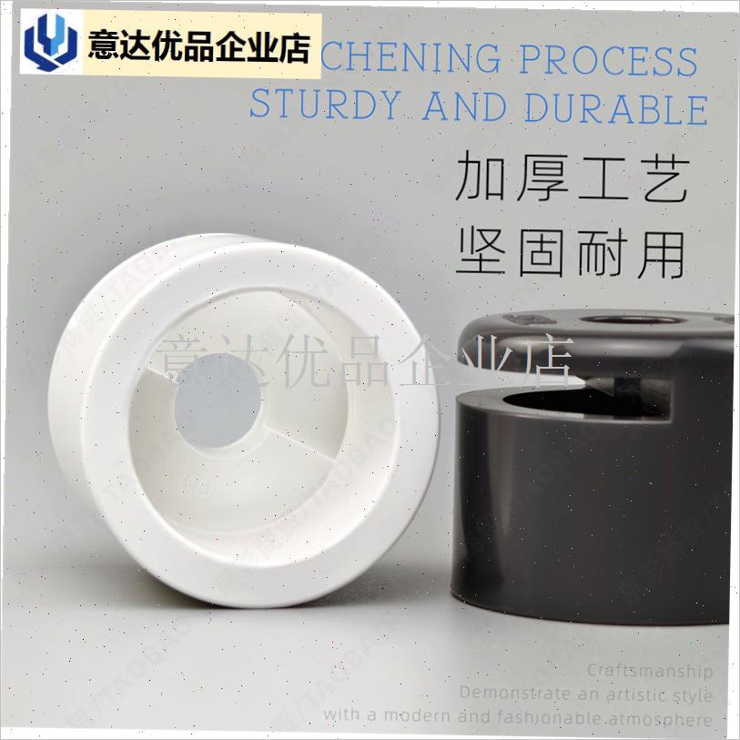 雁UPVC管帽出水口鱼缸面v吹加底吹双出水口设计出水管件鱼缸配件,图片
