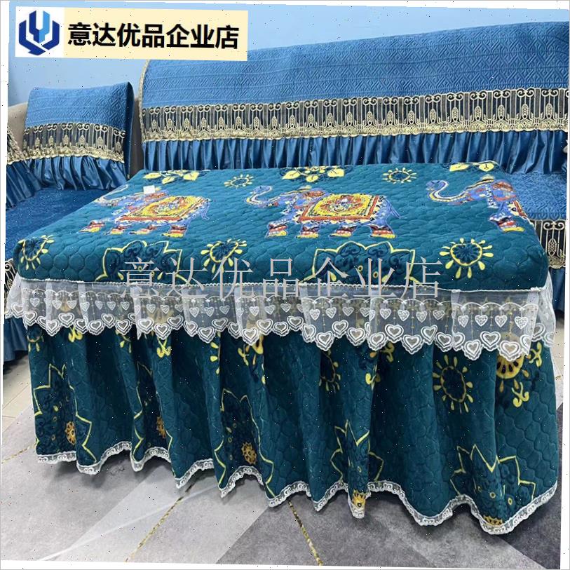 新款电炉罩烤火桌罩套茶几电暖桌套加绒加厚P烤火罩加厚加棉取暖,