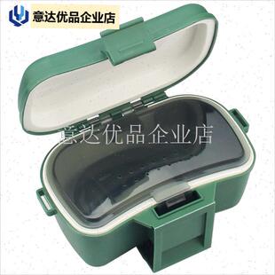 钓饵盒 南e极虾沙蚕活饵盒 塑料保温海钓虫盒便携腰挂式垂钓装备,